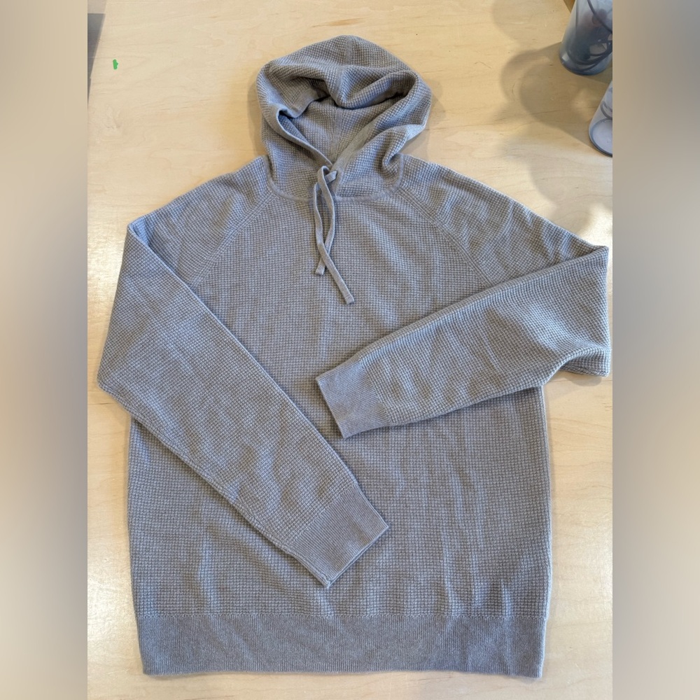 J. Crew Tan Cashmere Hooded Sweater